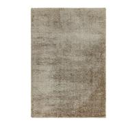 Mink Plain Luxurious Modern Shaggy Polyester Rug For Living Room And Bedroom-80Cm X 150Cm