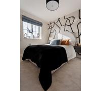 Mink Throw Soft Touch Blanket Fleece Faux Fur Black 150X200Cm