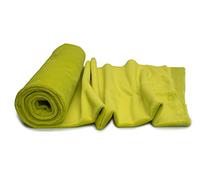 Minkee Winky Fleece Plain Fabric, Plush, 50 x 160 cm (Lime)