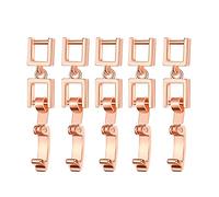 MinkeyBear 5 Pcs Necklace Bracelet Extenders Extension Clasp Simple Jewelry Extender For Bracelet Necklace Making