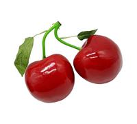 MinkeyBear Authentics Looking Faux Cherries Set Decorative Imitations Cherries Accessory With Realistic Feel For Interior Designs