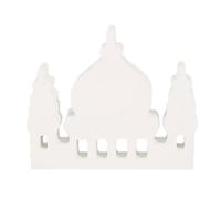 MinkeyBear Ramadans Festival Supply Ornament Beautiful Wooden Islamics Mosque For Mosque Decors