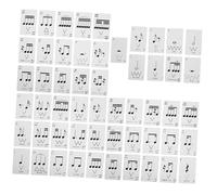 minkissy 1 Box Portable Rhythm Poker Flashcards Set for Music Education Paper Cards for Students and Teachers Compact Music Notation Practice Tool for Theory Training