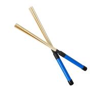 minkissy 1 Pair Blue Drum Brushes Unique Design Percussion Instrument Accessories for Jazz and Bass Drums for Beginners and Professionals Create Soft to Powerful Sounds