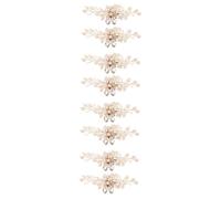 minkissy 1 Pair Bridal Shoe Clips for Women Pearl Rhinestone Decorative Shoe Jewelry Buckles Elegant Embellishments for High Heels for Weddings and Special Occasions
