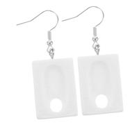 minkissy 1 Pair Creative Toilet Shaped Earrings for Women Playful and Quirky Dangle Jewelry Comfortable Durable Design for Parties and Casual Outings Fun Ear Accessories