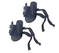 minkissy 1 Pair Easy Wear Slippers for Therapeutic Care Patients Breathable Mesh Fabric Postoperative Care Slippers with Rubber Sole Adjustable Touch Fastener Comfortable Home Footwear