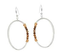 minkissy 1 Pair Geometric Dangler Earrings for Women Stylish Elliptical Agate Studs Creative Fashion Jewelry for Parties Banquets Everyday Wear Eye Catching Ear Jewelry