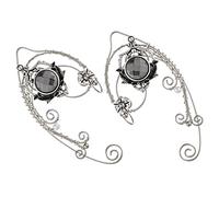 minkissy 1 Pair Vintage Petal Ear for Women Non Pierced Fairy Earrings Stylish Ear Accessories for Festivals Cosplay Birthdays Unique for Moms
