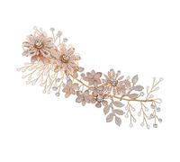 minkissy 1 Pc Hair Jewelry Bridal Head Piece Charming Hair Clip Pearl Headband Wedding Headpiece