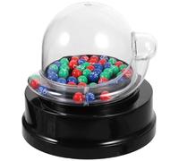 minkissy 1 Set Electric Lottery Machine Fun Number Picking Game with Transparent Design for Parties Bingo and Events Creative Bingo Ages