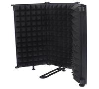minkissy 1 Set Foldable Microphone Filter Shield Iron Sponge Windscreen Cover for Sound Absorption and Noise Reduction Recording Environments