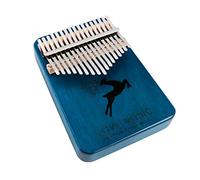 minkissy 1 Set Key Kalimba Thumb Piano Creative Finger Piano Instrument Portable Beginner Friendly Design Safe Materials for Daily Performance Leisure Activities Gem Blue Color
