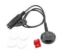 minkissy 1 Set Self Adhesive Acoustic Guitar Pickup Instrument Pickup for Folk Guitar Easy Installation No Drilling Required Compact Portable Design Durable Soundhole Transducer for