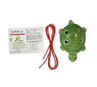minkissy 1 Set Turtle Shape Ocarina Flute Lightweight Portable for Beginners Premium Porcelain Smooth Texture for Learning Developing Playing Habits Random Color