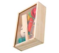minkissy 1 Set Wooden Fruit Cutting Play Food for Kitchen Pretend Play for Development Cognitive Learning Fine Motor Skills