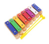 minkissy 1 Set Wooden Percussion Instrument Tone Xylophone for Develop Musical Skills Creativity Educational for Includes Rhythm Sticks