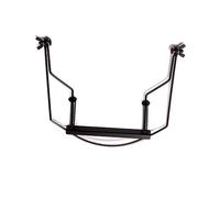 minkissy 10 Holes Black Harmonica Holder Neck Stand Stainless Steel Metal Frame Hands-free Playing Accessory Prevents Harmonica from Sliding out Suitable for Mouth Organ