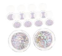 minkissy 10 Pcs Round Lash Case Thick Transparent Plastic Eyelash Trays with Diamond Cut Design Portable False Eyelash Storage Organizer for Travel and Professional Use