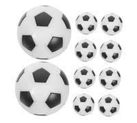 minkissy 10 Pcs Table Soccer Balls for Foosball Table Replacement Plastic Mini Footballs for Enhanced Playability for Party and School Rewards