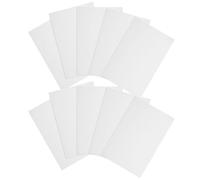 minkissy 10 Sheets 250gsm Metallic Mirror Cardstock Paper A4 Silver Foil Board for DIY Crafts, Wedding Invitations, and Art Projects