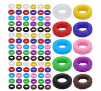 minkissy 100 Pairs Anti-Slip Earmuffs for Glasses Eyeglass Ear Grips Sleeves Eyeglass Temple Sleeves Frame Grips for Spectacle Eyeglasses Retainers Silicone Spectacle Ear Grip Silica Gel