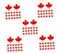 minkissy 100 pcs Maple Leaf Brooches Metal Breastpins Clothes Pins Chic Lapel Pins for Women Autumn Festival Decoration Gifts