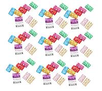 minkissy 100pcs Colored Hair Beads Dread Locks Beads Braid Rings for Hair Jewelry Accessories Suitable for Street Dance and