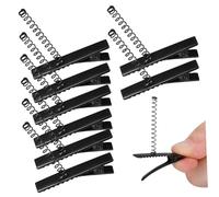 minkissy 100pcs DIY Hair Clips Metal Spring Clips Craft Barrettes Fun Hair Accessories for Boys and Girls Great for Parties and Playtime