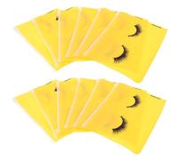 minkissy 100pcs Travel Makeup Bag Eyelash Zipper Makeup Bags Portable Storage Pouch for Cosmetics Business Camping