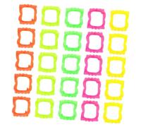 minkissy 100pcs Vampire Fang Plastic Fake Teeth for Halloween Costume Party Favors Lightweight Comfortable Wear Spooky Design Reusable Cosplay Props