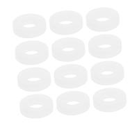 minkissy 100pcs White Drum Washers for Snare and Electronic Drums Non Slip Pads Minimized Friction Noise Resonance Durable Percussion Accessories for Clean Sound Transmission