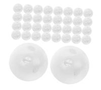 minkissy 100pcs White Rattle Ball Accessories for Animal Doll Repair Noise Maker Inserts for Plush Rings Crochet Toys Rattle Insert Replacement