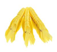 minkissy 100pcs Yellow Ribbons Ribbon Enamel Lapel Pin Sl legant Polyester Satin Soft Practical Pins for Securing Clothing Childhood Cancer Awareness