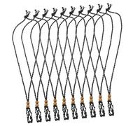 minkissy 10pcs Adjustable Crystal Necklace Cage Pendant Holders Lightweight Retro Woven Stone Holder Cords for DIY Jewelry Making Unique Handmade Quartz Cord for Women Men