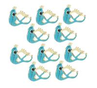 minkissy 10pcs Adjustable Frog Rings for Women Unique Zinc Alloy Open Design Quirky Animal Jewelry Creative Playful Accessories for Casual Outings and Fashion Statements