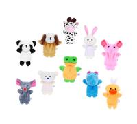 minkissy 10pcs Animal Finger Puppets for Storytelling Adorable Interactive Puppets for Enhancing Parent Bonding for Playtime Festivals and Bedtime Stories