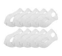 minkissy 10pcs Blank DIY Paper Masks for Masquerade Party Unpainted Masquerade Masks for Adults Safe Pulp Material for Halloween Cosplay and Art Activities
