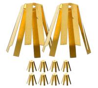 minkissy 10pcs Brass Golf Shaft Adapter Shims with Octopus Shim Shape for Improving Accuracy and Enhanced Stability Fit for Golf Shafts and Clubs and Athletes