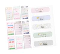 minkissy 10pcs Cartoon Breathable Woven Plasters for Adults Children Fun Stickers for Quick Healing