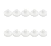 minkissy 10pcs Ceramic Coral Frag Rack T-shape Base Marine Reef Frag Plug for Fish Tank Coral Breeding Aquatic Supplies