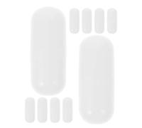 minkissy 10pcs Compact and Portable Mini Lip Balm Containers White Pp Lip Gloss Packaging Box with Minimalist Stylish Design, Versatile Storage for Travel and DIY Lipstick Cases
