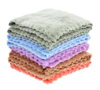 minkissy 10Pcs Coral Fleece Towels Gentle Absorbent Bath Towels for Newborns for Sensitive Skin Lightweight and Durable for Travel