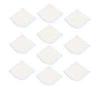 minkissy 10pcs Cotton Baby Face Towels Double Layer Soft Washcloths Good Water Absorption Does Not Irritate Skin for Feeding and Bathing Newborns and Infants