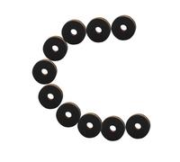 minkissy 10Pcs Cymbal Felt Pads Set High Durability Drum Kit Accessories for Protecting Cymbals From Damage and Scratches Premium Quality Drum Felt Washers