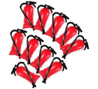 minkissy 10Pcs Fire Extinguisher Balloons Inflatable for Firefighter Birthday Celebrations Fighting Theme Decorations for Festival and Parties