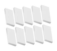 minkissy 10pcs Guitar Bone Nut Blank Durable Replacement for Electric Acoustic Classical Guitars Optimal String Action Intonation Easy Installation