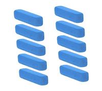 minkissy 10pcs Guitar Fret Polishing Erasers Flexible Dust Removal Eraser Bulk for String Cleaning and Fingerboard Protection Suitable for Electric Guitar Bass Pipa Maintenance