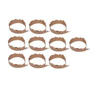 minkissy 10Pcs Guzheng Code Paper Location Diagrams Light Brown Installation Guide Accessories for Guzheng String Instrument Setup