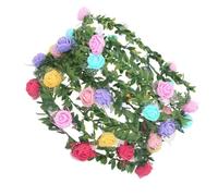 minkissy 10pcs Hawaiian Wreath Wreath Headdress Plastic Flower Vine Party Decorations for Hawaii Party Wedding Costumes